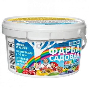 Краска садовая «Экосил», «Вясёлка», для стволов деревьев, 0,5 кг
