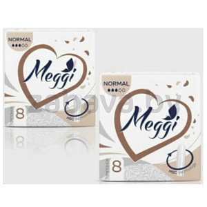 Тампоны Meggi Normal, 8 шт., в ассорт.