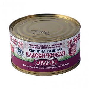 Свинина «Классическая», «Оршанский» МК, 325 г