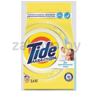 Стир. порошок Tide Color, для чувств. кожи, детск., 2,4 кг