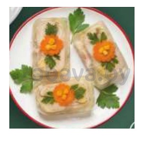 Руляда из птицы с курагой, заливной, 1 кг