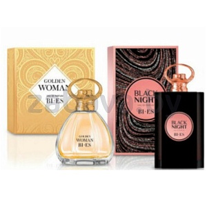 Женская парфюмерная вода Bi-Es Black Night/Golden Woman, 100 мл