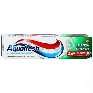 Зубная паста Aquafresh, мягко-мятная, 125 мл