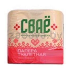 Бумага туалетная «Сваё», 3 сл., 4 рул.