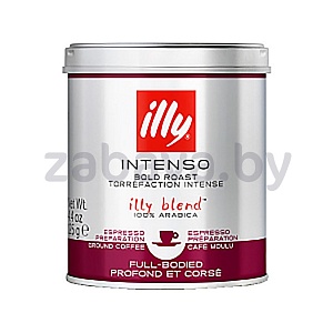 Кофе Illy Dark Roast, молотый, темнообжаренный, 125 г
