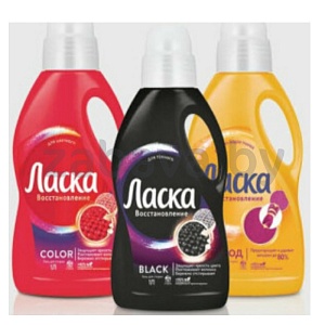 Гель для стирки «Ласка», 1 л, в ассорт.