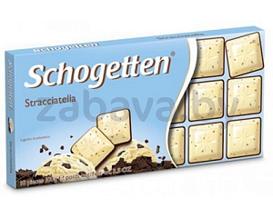 Шоколад Schogetten, молочный, белый или темный, 100 г, в ассорт.