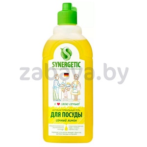 Средство для мытья посуды Synergetic, 500 мл, в ассорт.