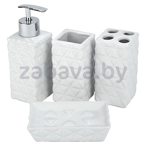Набор для ванной комнаты, 4 предмета, SMT-005