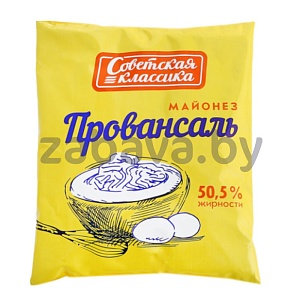 Майонез «Советская классика», провансаль традиц., 50,5%, 400 мл