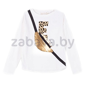 Лонгслив для девочки Wild & Free (G 128-164) ZL0143102WFR-001 Lemon