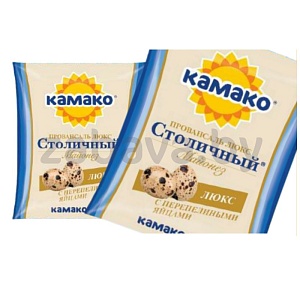 Майонез «Камако», «Провансаль столичный Люкс» с перепел. яйцами, 50%, 400 г