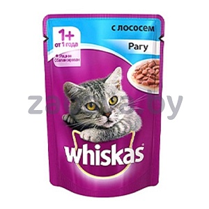 Корм Whiskas, в ассортименте, 85 г