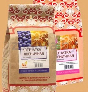 Клетчатка «Пшеничная», 300 г, с расторопшей или черникой