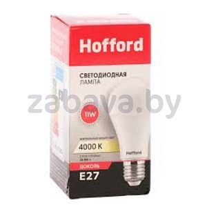 Лампа светодиодная Hofford E27, A60 9W 4000K или 11W 3000K