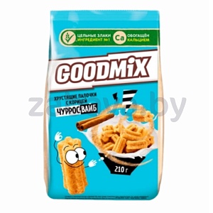 Хрустящие палочки Goodmix «Чурросвайб» с корицей, обогащ. кальцием, 210 г