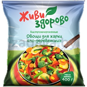 Овощи для жарки «Живи здорово» «По-деревенски», зам., 400 г