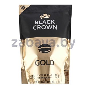 Кофе растворимый Black Crown Gold, сублим., 150 г
