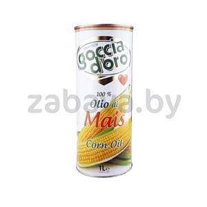 Масло кукурузное Goccia D’oro, 1 л