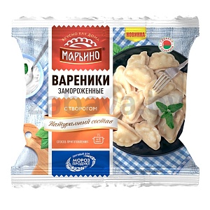Вареники «Марьино», с творогом, 400 г