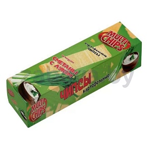 Чипсы MultiСhips, со вкусом краба/сметаны-лука, 100 г