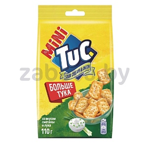 Крекер Tuc Mini, соленый, сметана и лук, 110 г