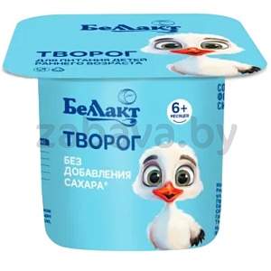 Творог д/п «Беллакт» б/сах., 4,5%, 100 г