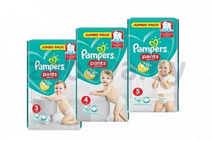 Подгузники-трусики Pampers Pants, детские, в ассортименте