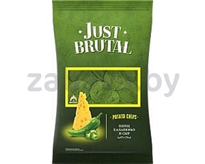 Чипсы картофельные Just Brutal со вкусом перца «Халапеньо» и сыра, 85 г