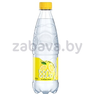 Вода питьевая Bonaqua, лимон, газ., 0,5 л
