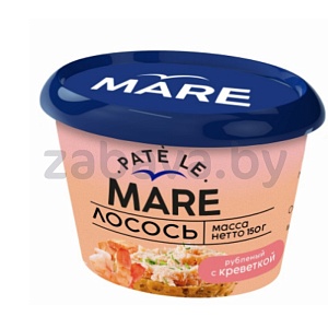 Лосось Pate le Mare, рубленый, 150 г, с креветкой