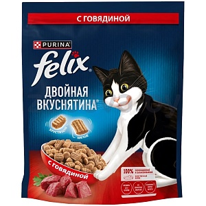 Корм для кошек Felix, 600 г, в ассорт.