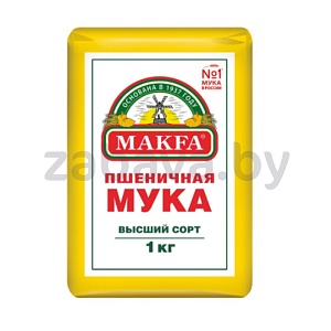 Мука пшеничная Makfa, в/с, 1 кг
