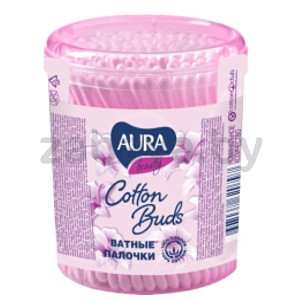 Ватные палочки Aura, 100 шт.