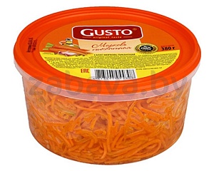 Салат Gusto, морковь пикантная, 380 г