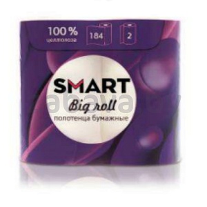 Полотенца бумажные Smart Big Roll, 2 сл., 2 рул.