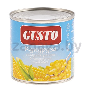 Кукуруза сахарная Gusto, ранняя, 340 г