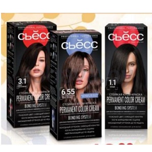 Стойкая крем-краска «Сьёсс» для волос, в ассорт.