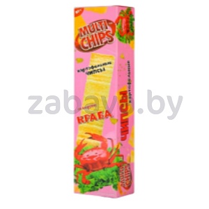 Чипсы Multi Chips, краб, 100 г