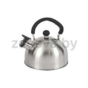 Чайник Casual металлический со свистком и пласт. ручкой, 2,7 л