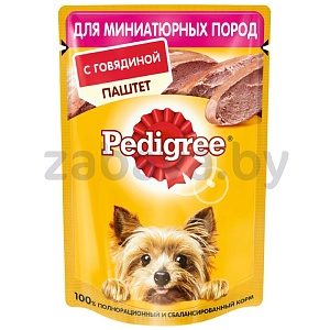 Корм для собак Pedigree, в ассорт., 85 г
