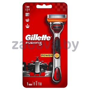 Бритва Gillette Fusion Power с 1 сменной кассетой и 1 батарейкой