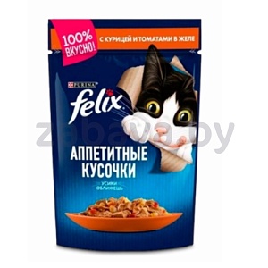 Корм для кошек Felix, 75 г, в ассортименте