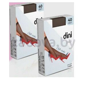 Гольфы Dini Daily, женские, 40 ден, 2 пары