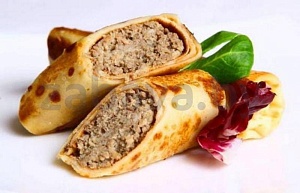 Блинчики «Нежные», с фаршем из мяса, 1 кг
