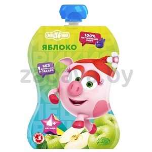 Пюре «Смешарики», яблоко, 85 г