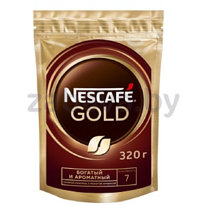Кофе Nescafe Gold, растворимый, 320 г