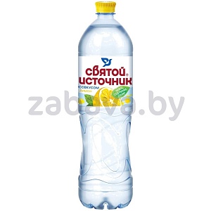 Вода «Святой источник», лимон, негаз., 1,5 л
