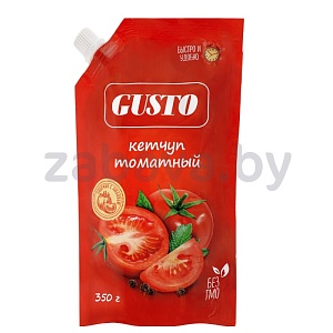 Кетчуп Gusto томатный, 350 г