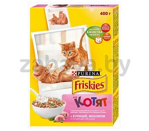 Корм сухой для кошек или котят Friskies, 400 г, в ассортименте